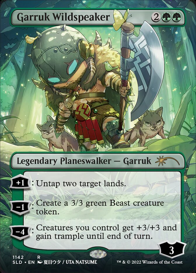 Garruk Wildspeaker (Borderless) [Secret Lair Drop Series] | RetroPlay Games