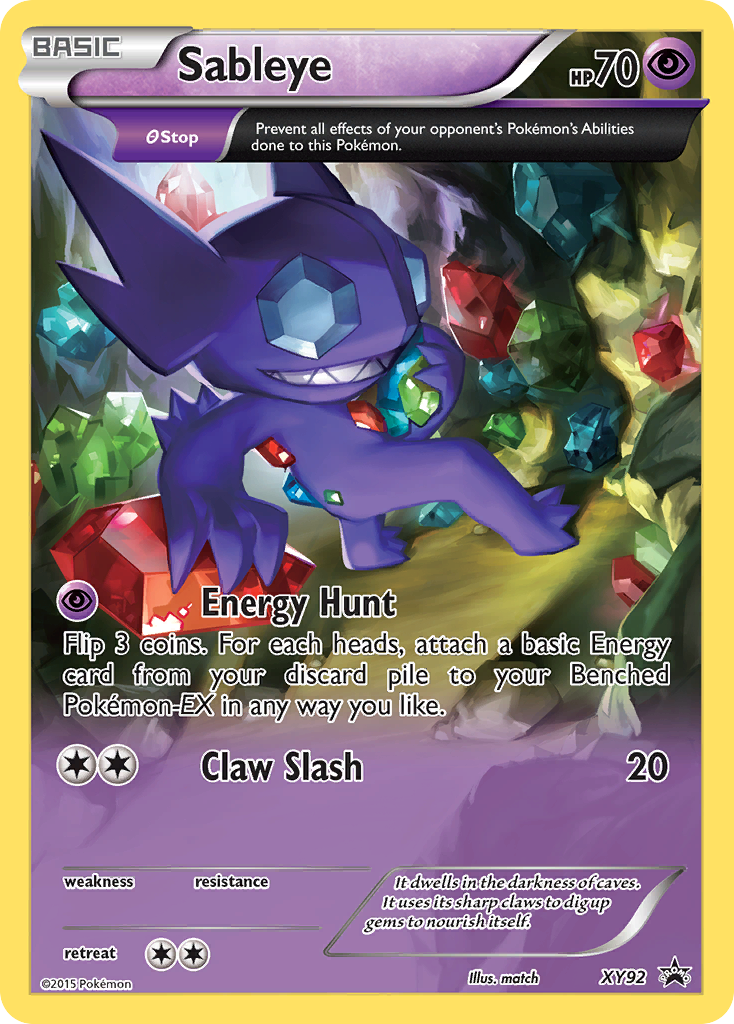 Sableye (XY92) [XY: Black Star Promos] | RetroPlay Games