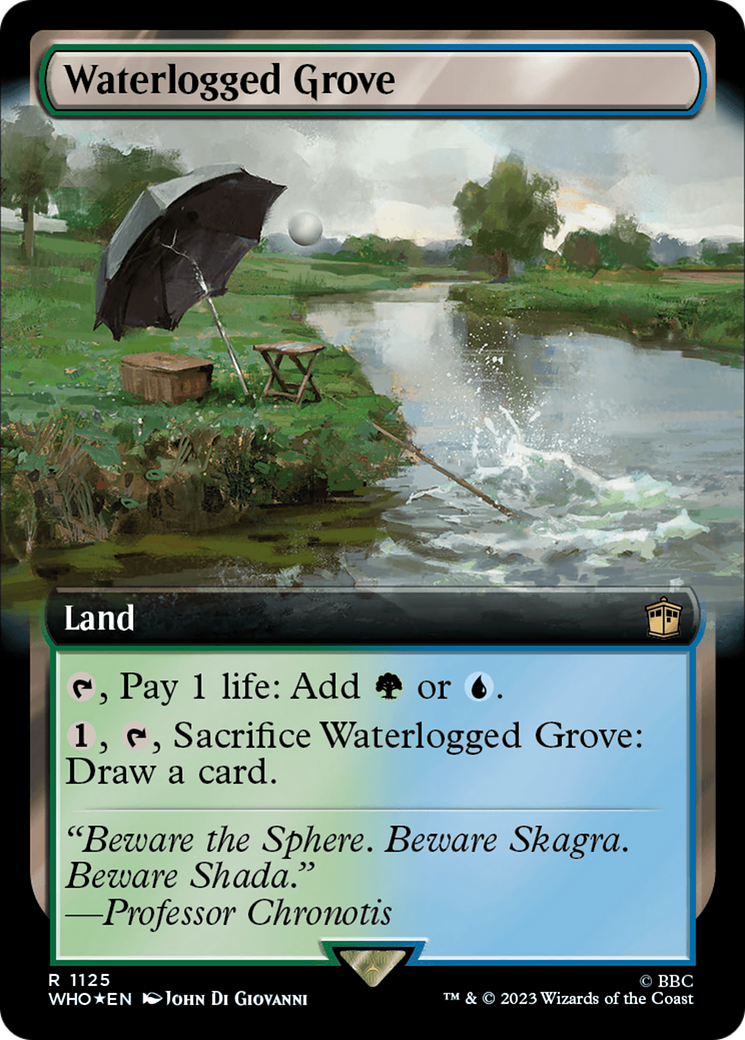 Waterlogged Grove (Extended Art) (Surge Foil) [Doctor Who] | RetroPlay Games