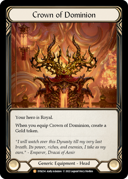 Crown of Dominion [DYN234] (Dynasty)  Cold Foil | RetroPlay Games