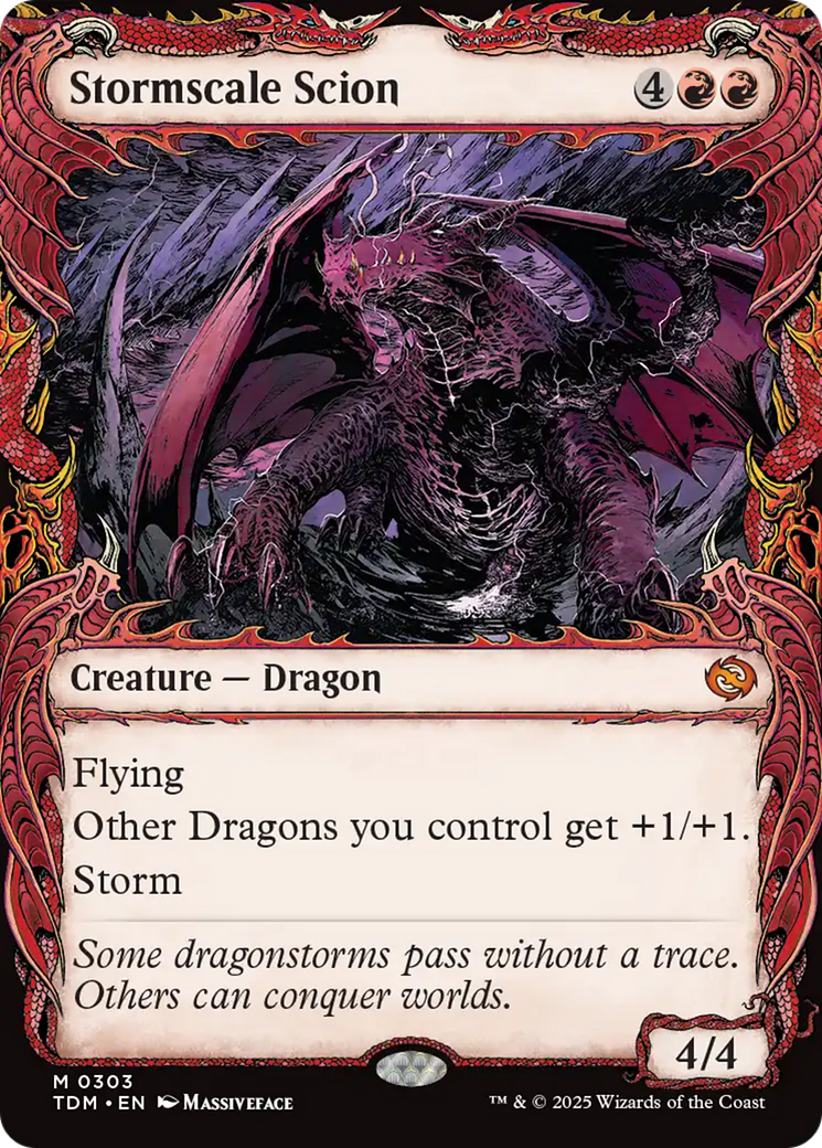 Stormscale Scion (Showcase) [Tarkir: Dragonstorm] | RetroPlay Games