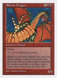 Shivan Dragon (Oversized) [Oversize Cards] | RetroPlay Games