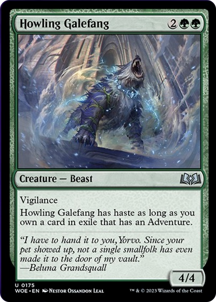 Howling Galefang [Wilds of Eldraine] | RetroPlay Games