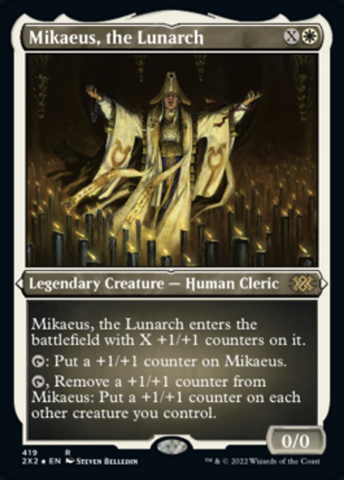 Mikaeus, the Lunarch (Foil Etched) [Double Masters 2022] | RetroPlay Games