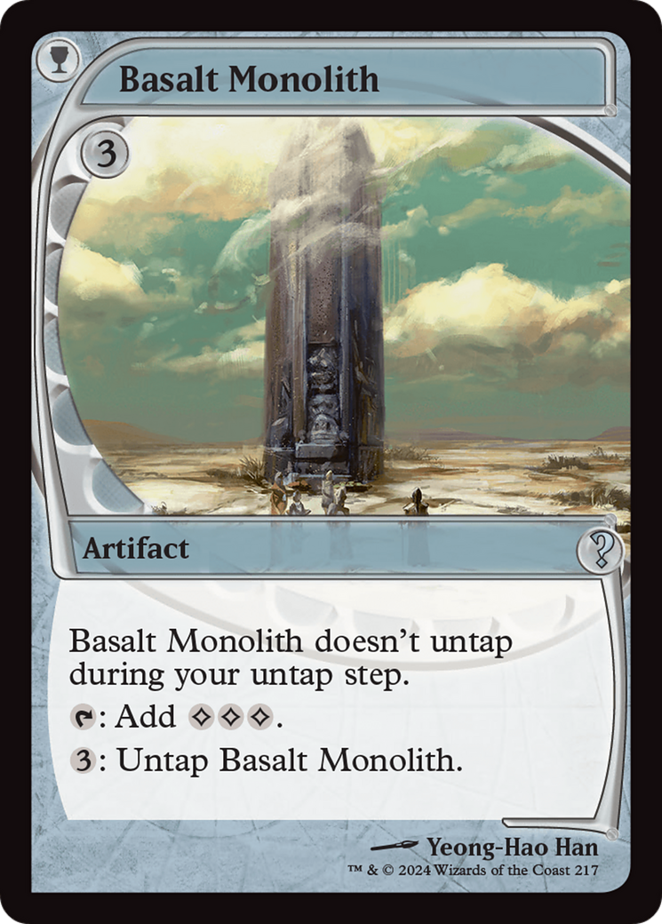 Basalt Monolith (Future Sight) [Mystery Booster 2] | RetroPlay Games