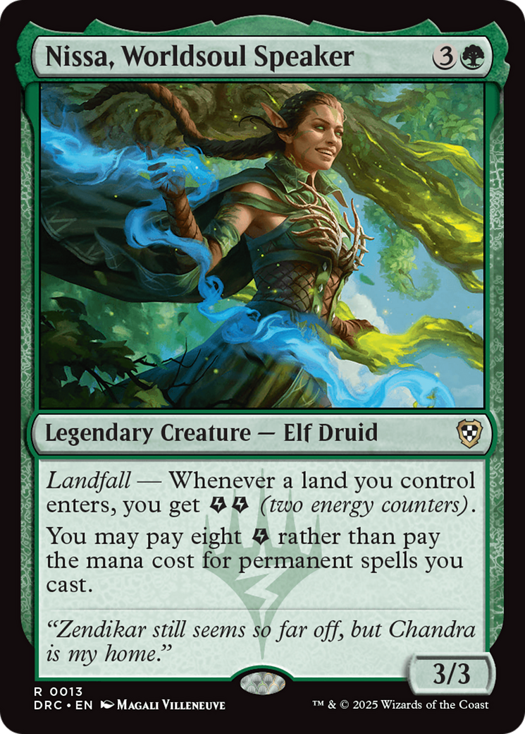 Nissa, Worldsoul Speaker [Aetherdrift Commander] | RetroPlay Games