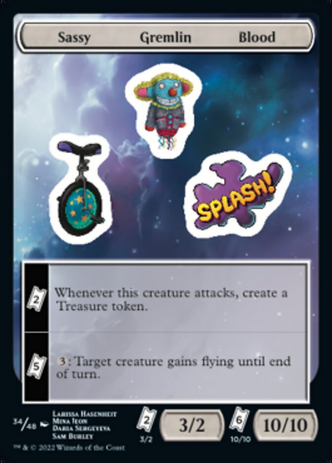 Sassy Gremlin Blood [Unfinity Stickers] | RetroPlay Games