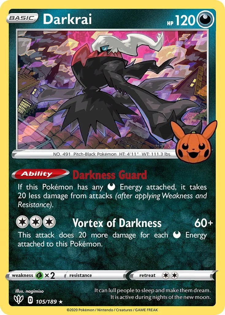 Darkrai (105/189) [Trick or Trade] | RetroPlay Games