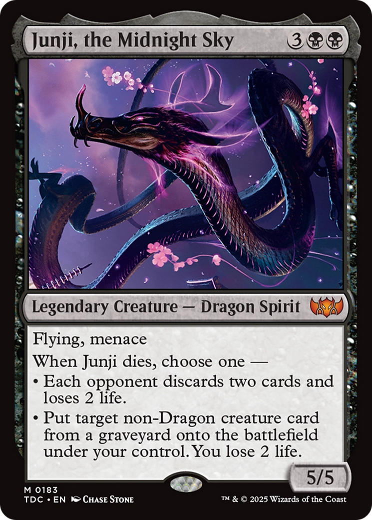 Junji, the Midnight Sky [Tarkir: Dragonstorm Commander] | RetroPlay Games