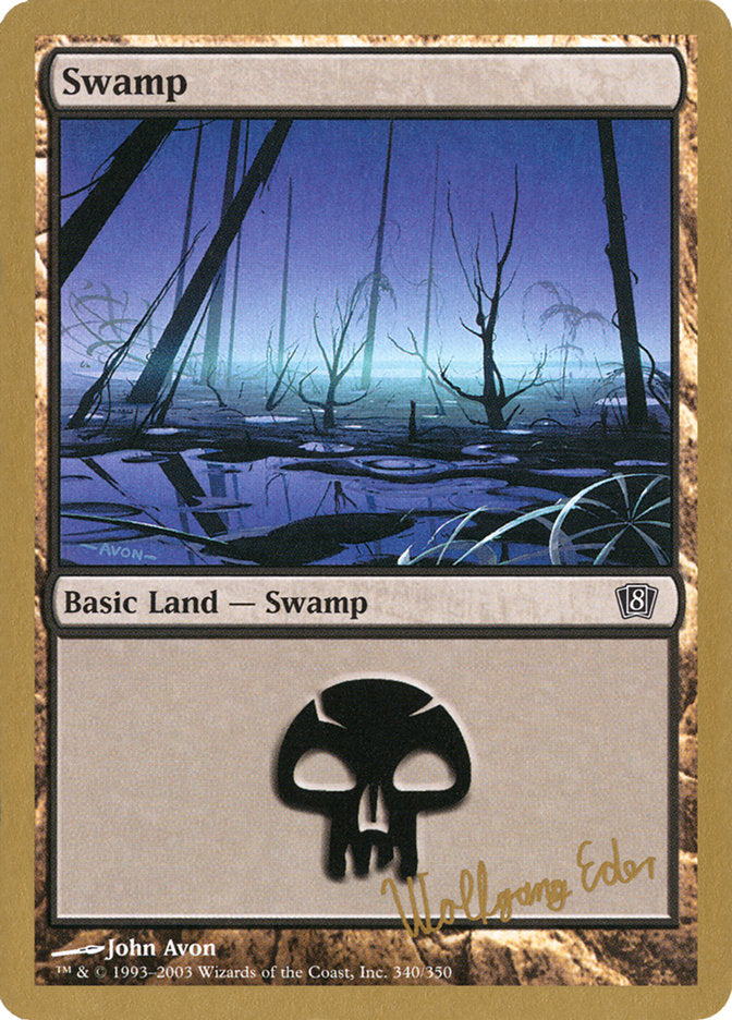 Swamp (we340) (Wolfgang Eder) [World Championship Decks 2003] | RetroPlay Games