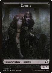Zombie // Dog Illusion Double-Sided Token [Dungeons & Dragons: Adventures in the Forgotten Realms Tokens] | RetroPlay Games