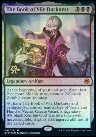 The Book of Vile Darkness [Dungeons & Dragons: Adventures in the Forgotten Realms Prerelease Promos] | RetroPlay Games