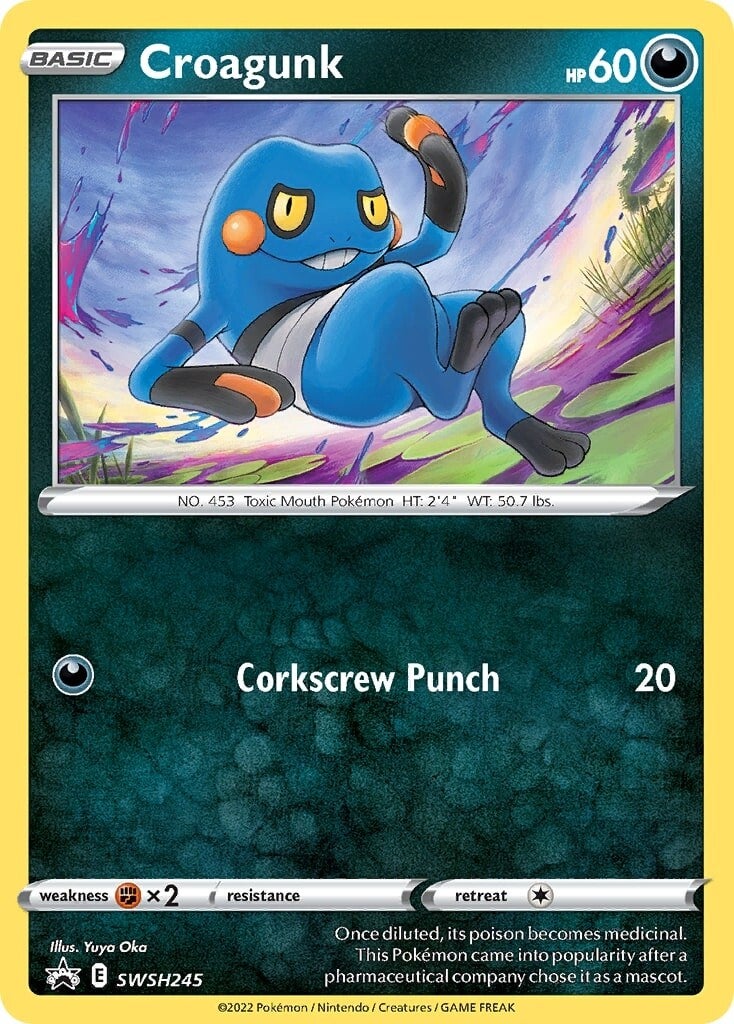 Croagunk (SWSH245) [Sword & Shield: Black Star Promos] | RetroPlay Games