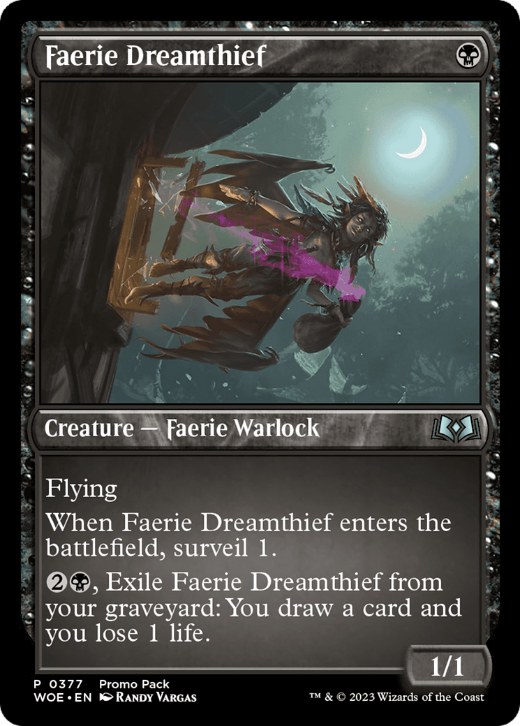 Faerie Dreamthief (Promo Pack) [Wilds of Eldraine Promos] | RetroPlay Games