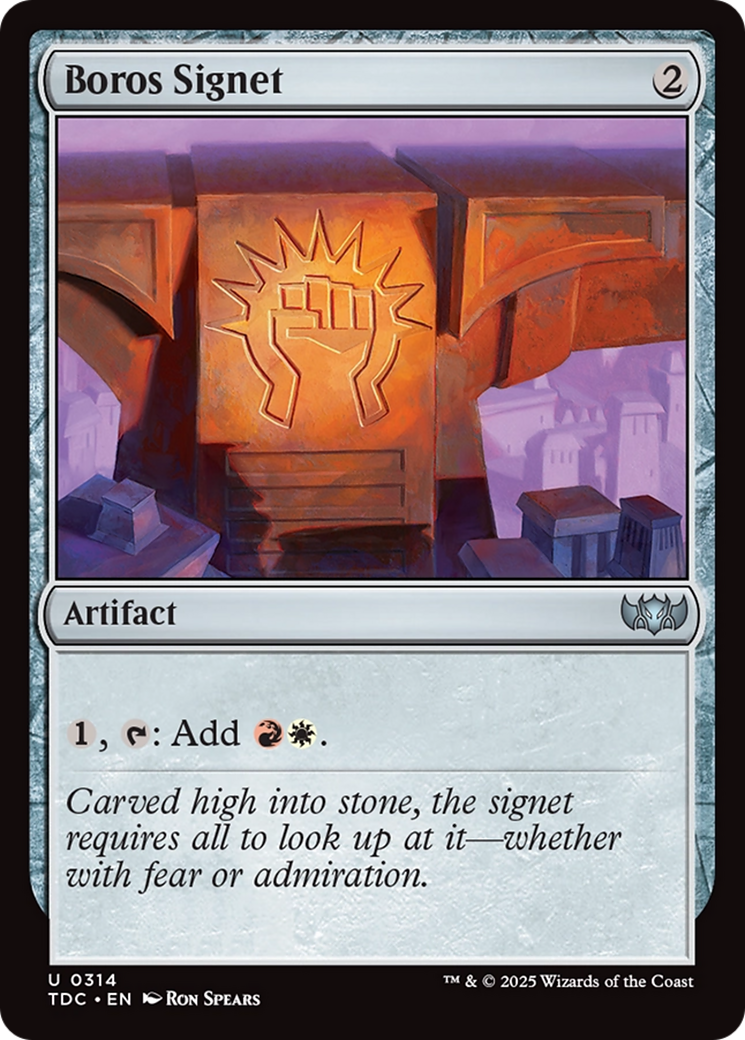 Boros Signet [Tarkir: Dragonstorm Commander] | RetroPlay Games