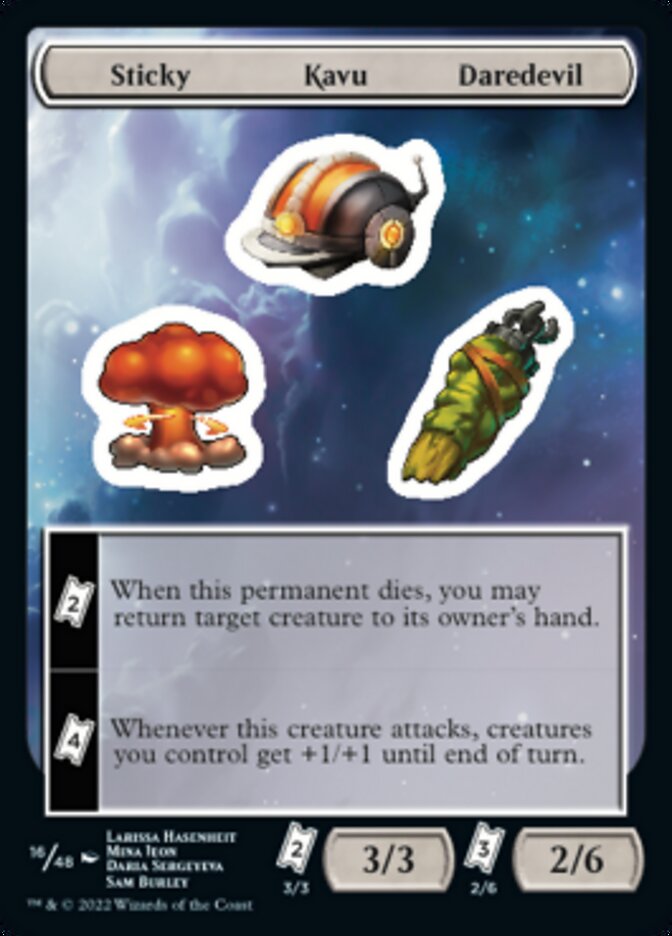 Sticky Kavu Daredevil [Unfinity Stickers] | RetroPlay Games