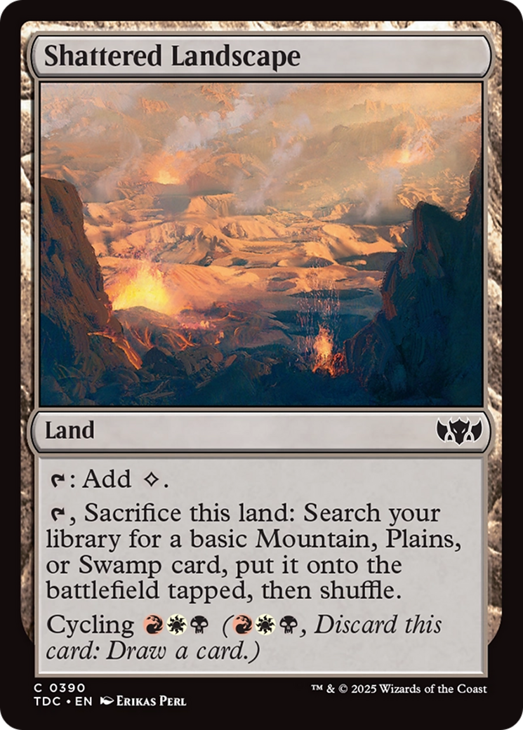 Shattered Landscape [Tarkir: Dragonstorm Commander] | RetroPlay Games