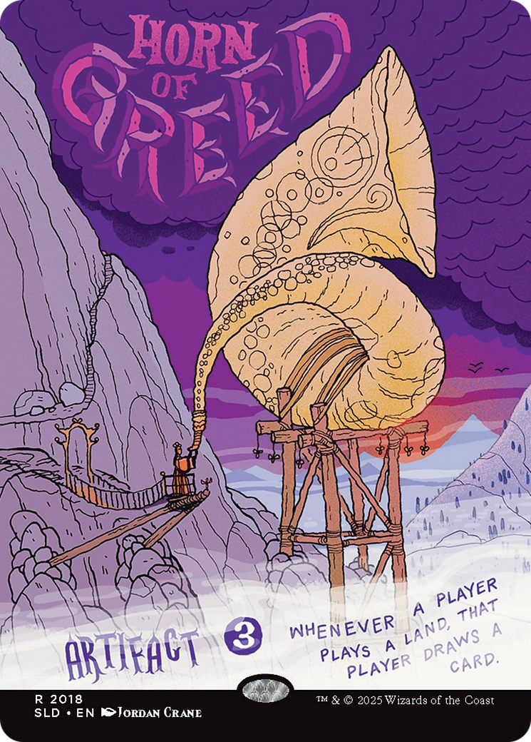 Horn of Greed (Rainbow Foil) [Secret Lair Drop Series] | RetroPlay Games