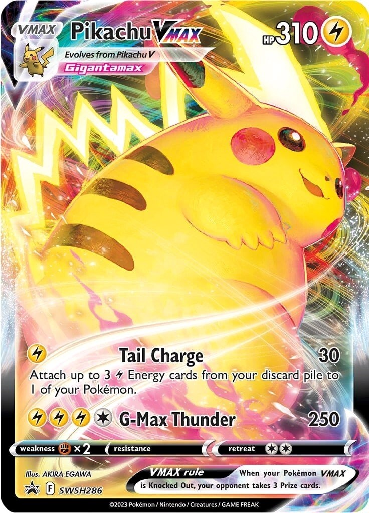 Pikachu VMAX (SWSH286) (Jumbo Card) [Sword & Shield: Black Star Promos] | RetroPlay Games