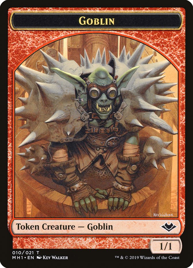 Goblin (010) // Golem (018) Double-Sided Token [Modern Horizons Tokens] | RetroPlay Games