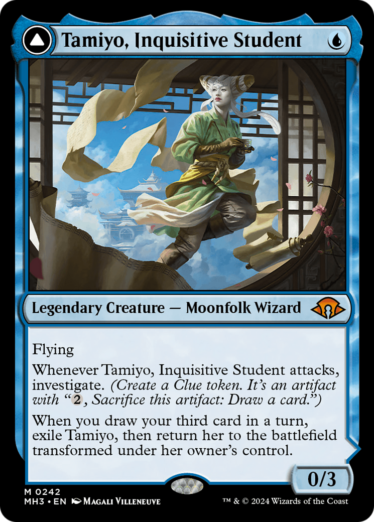 Tamiyo, Inquisitive Student // Tamiyo, Seasoned Scholar [Modern Horizons 3] | RetroPlay Games