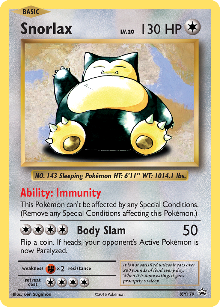 Snorlax (XY179) [XY: Black Star Promos] | RetroPlay Games