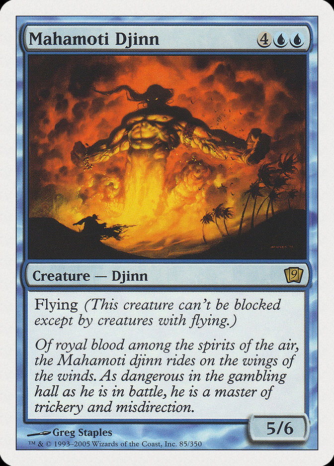 Mahamoti Djinn (9th Edition) [Oversize Cards] | RetroPlay Games