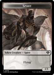 Spirit (0039) // Bird Illusion Double-Sided Token [Commander Masters Tokens] | RetroPlay Games