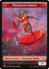 Phyrexian Goblin // Phyrexian Golem Double-Sided Token [Phyrexia: All Will Be One Tokens] | RetroPlay Games