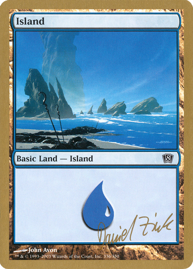 Island (dz336) (Daniel Zink) [World Championship Decks 2003] | RetroPlay Games