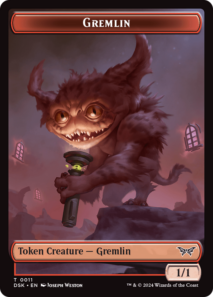 Gremlin Token [Duskmourn: House of Horror Tokens] | RetroPlay Games