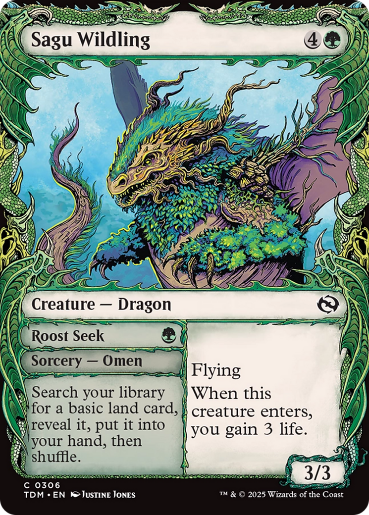 Sagu Wildling (Showcase) [Tarkir: Dragonstorm] | RetroPlay Games