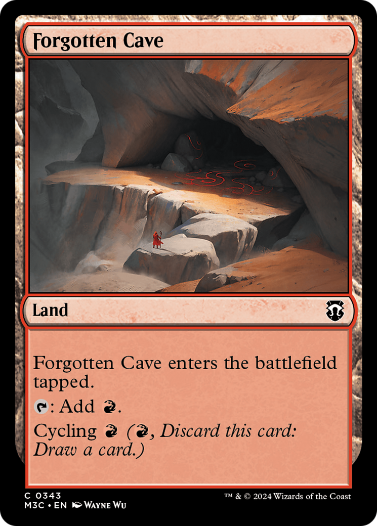 Forgotten Cave (Ripple Foil) [Modern Horizons 3 Commander] | RetroPlay Games