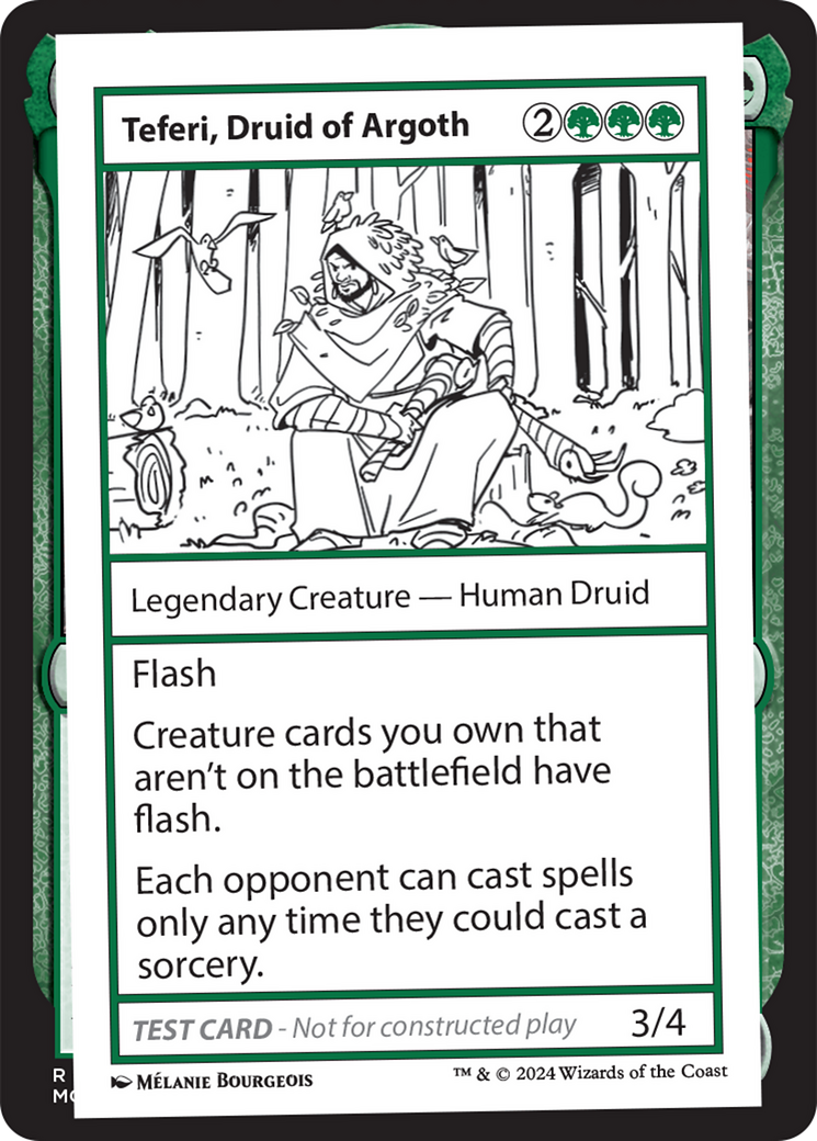 Teferi, Druid of Argoth [Mystery Booster 2 Playtest Cards] | RetroPlay Games