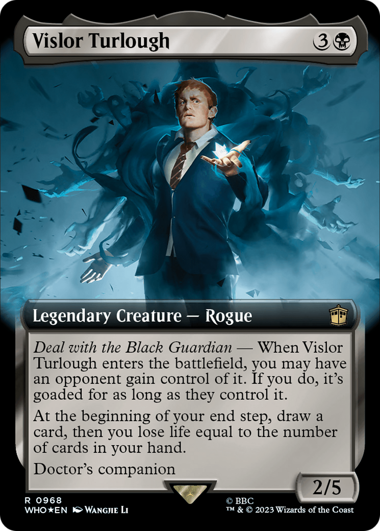 Vislor Turlough (Extended Art) (Surge Foil) [Doctor Who] | RetroPlay Games