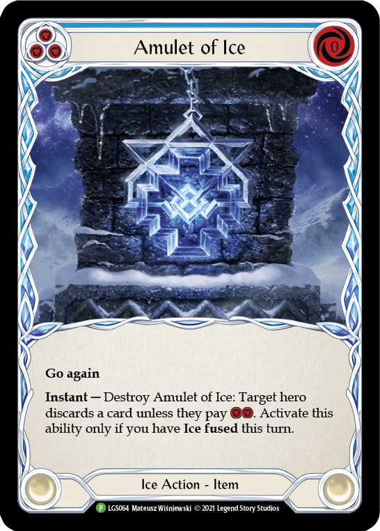 Amulet of Ice [LGS064] (Promo)  Cold Foil | RetroPlay Games