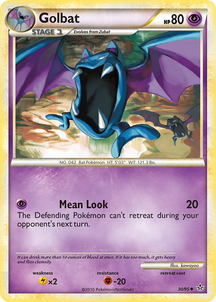 Golbat (30/95) [HeartGold & SoulSilver: Unleashed] | RetroPlay Games