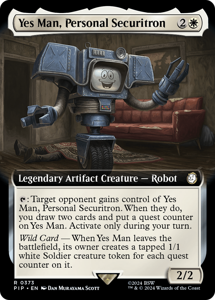 Yes Man, Personal Securitron (Extended Art) [Fallout] | RetroPlay Games