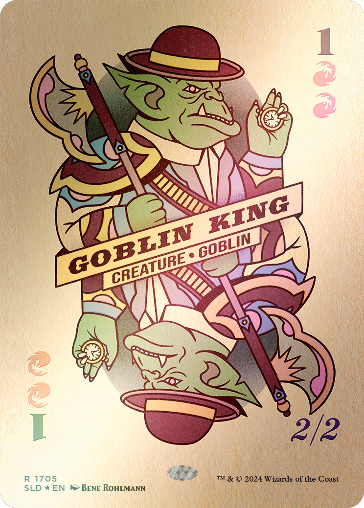 Goblin King (1705) (Rainbow Foil) [Secret Lair Drop Series] | RetroPlay Games