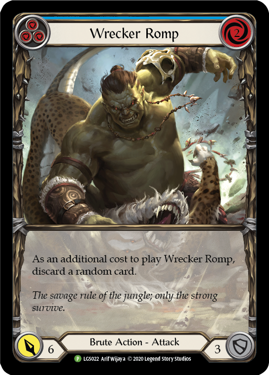 Wrecker Romp (Blue) [LGS022] (Promo)  Rainbow Foil | RetroPlay Games