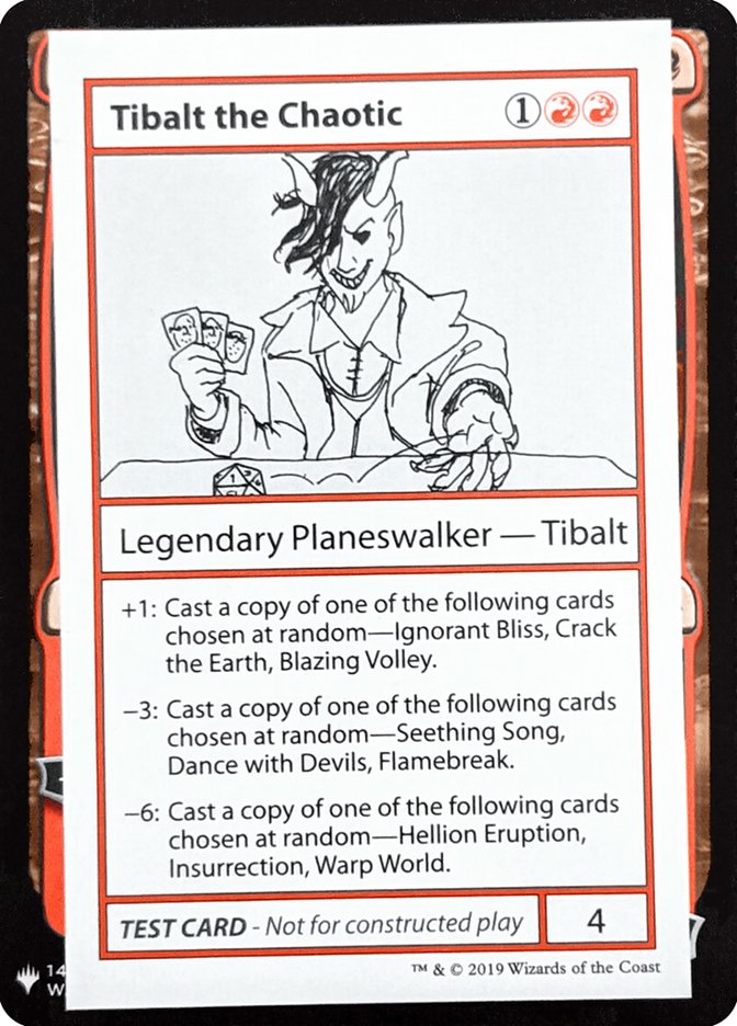 Tibalt the Chaotic [Mystery Booster Playtest Cards] | RetroPlay Games