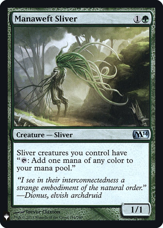 Manaweft Sliver [Mystery Booster] | RetroPlay Games