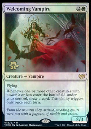 Welcoming Vampire [Innistrad: Crimson Vow Prerelease Promos] | RetroPlay Games