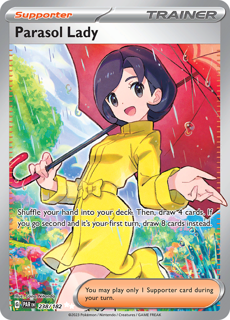 Parasol Lady (238/182) [Scarlet & Violet: Paradox Rift] | RetroPlay Games