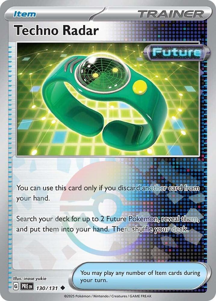 Techno Radar (130/131) (Poke Ball Pattern) [Scarlet & Violet: Prismatic Evolutions] | RetroPlay Games