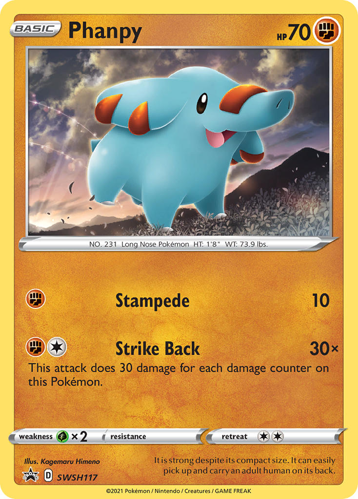 Phanpy (SWSH117) [Sword & Shield: Black Star Promos] | RetroPlay Games