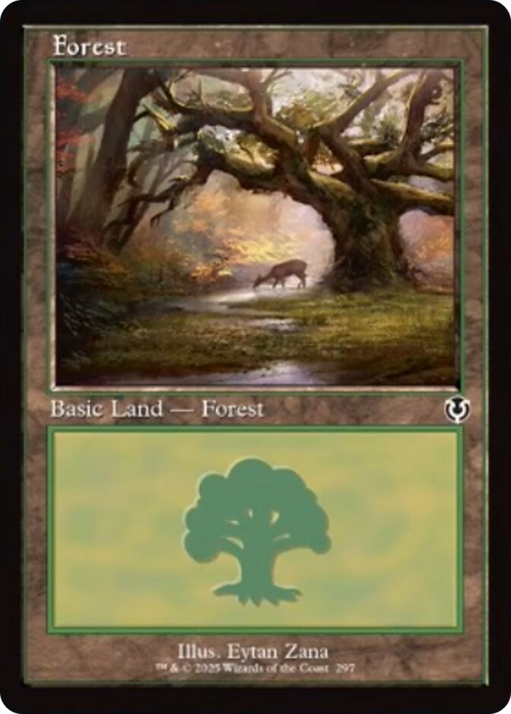 Forest (297) (Retro Frame) [Innistrad Remastered] | RetroPlay Games