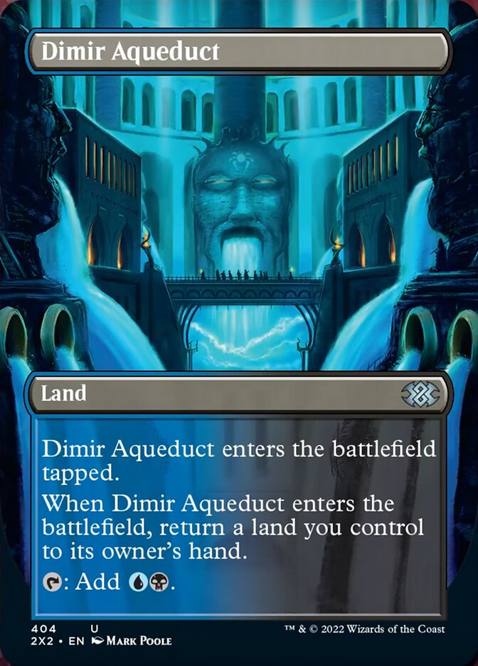 Dimir Aqueduct (Borderless Alternate Art) [Double Masters 2022] | RetroPlay Games