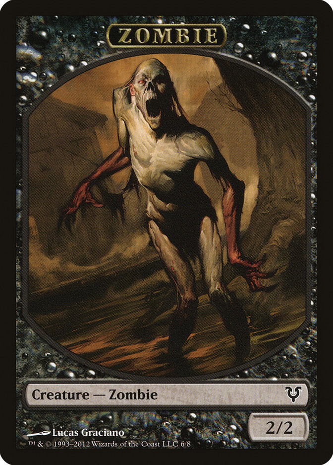 Zombie Token [Avacyn Restored Tokens] | RetroPlay Games