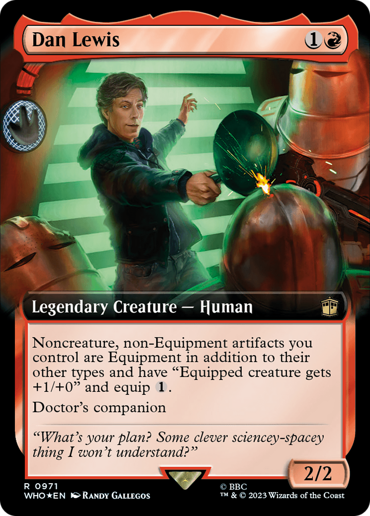 Dan Lewis (Extended Art) (Surge Foil) [Doctor Who] | RetroPlay Games